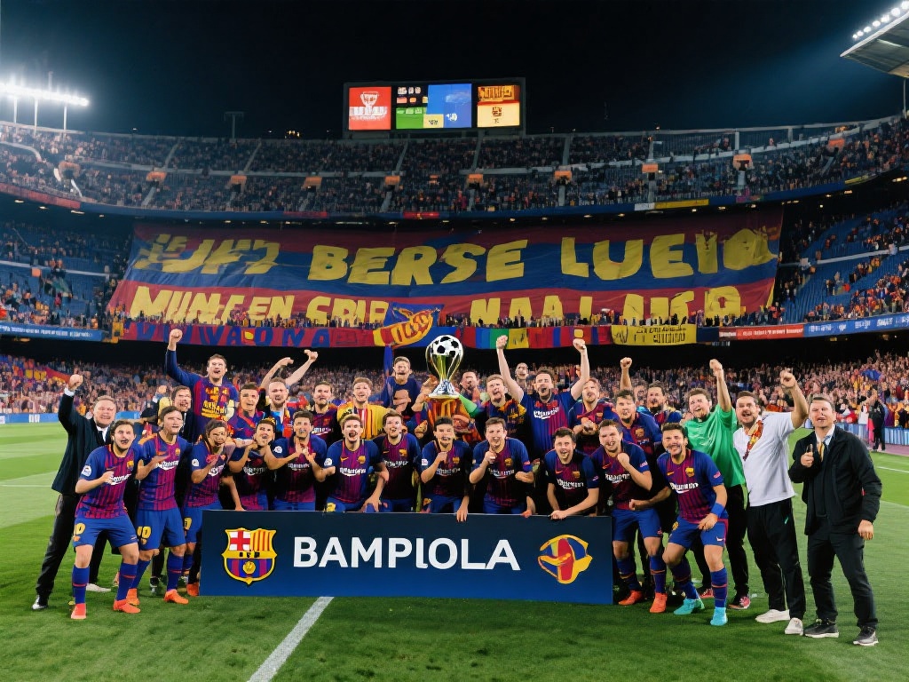 作为全球知名的足球俱乐部，巴萨的图片不仅