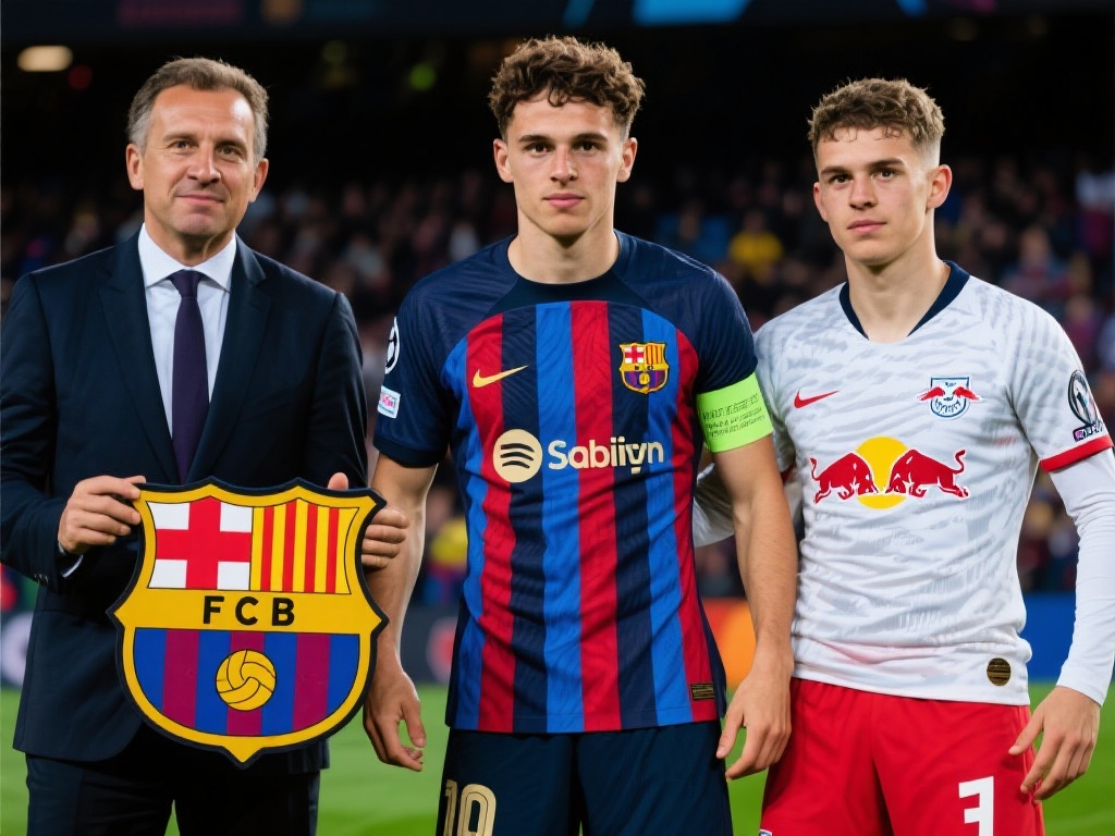 巴萨6000万欧元分期签下奥尔默,莱比锡已达成协议 综上,奥尔默的转会不仅是两家俱乐部的利益